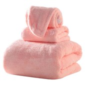 Set 纯棉毛巾浴巾三件套3pcs Towel Bath Cotton Luxury