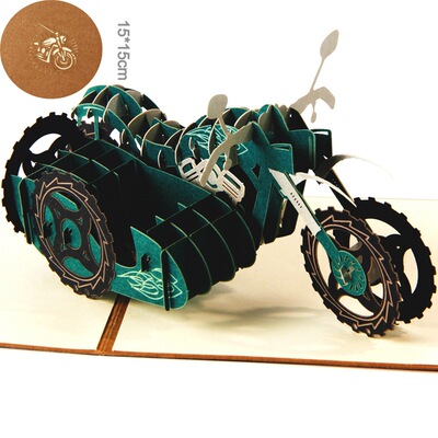 3D Pop UP Happy Birthday Greeting Invitation Cards Laser Cut