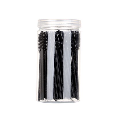 Makeup Brush 25/50pcs Disposable Eyebrow Eyelash Brushes