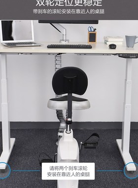 乐歌螺杆静音滚轮桌子转向轮轱辘滑轮刹车家具万向轮配件轮子通用