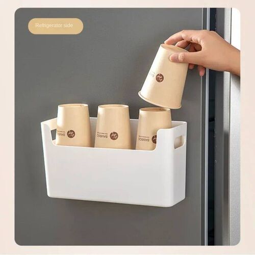 Non Perforated Cling Film Rack Inside Cabinet Wall Shelf She