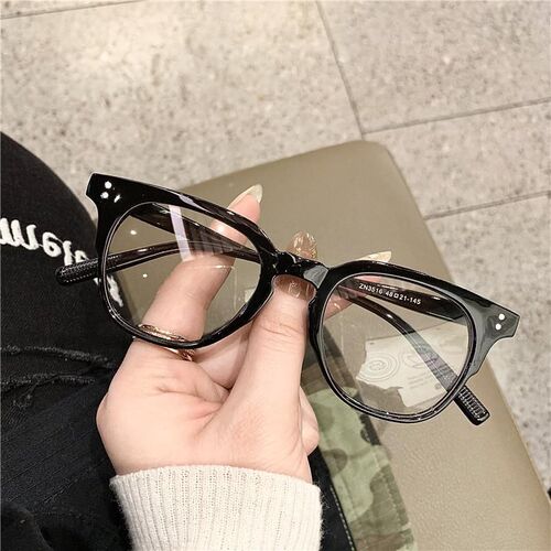 Transparent Optical Glasses for Women Blue Light Blocking Ey