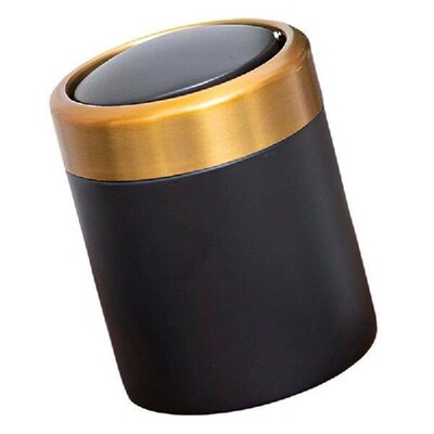 Mini Trash Bin Modern Brushed Stainless Steel Trash Can