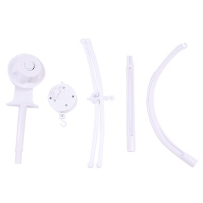 Baby Toy White Rattles Bracket Set  Crib Mobile Bed Bell  Ho