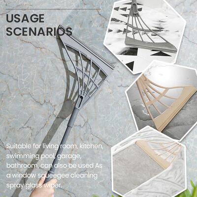 Magic Wiper Broom Wipe Squeeze Silicone Mop for Wash Floor C