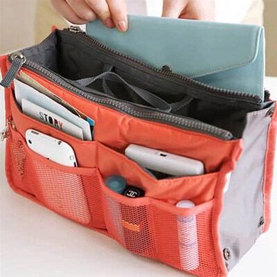 Multi Functional Large Capacity Makeup Bag Portable Double Z