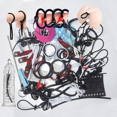 Estim Penis Ring,Electric Shock Bdsm Cock Sheath Ball Stretc