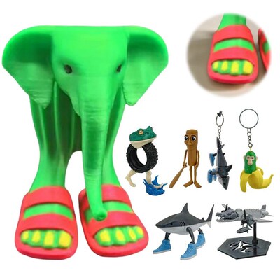 Shark Figurine Tungtungsahur Figure Desktop Decoration Artic