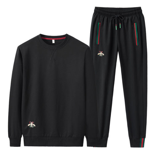 2020 Autumn Embroidered Fashion Pant O-neck Long Sleeved Cas