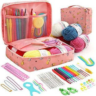 Novice Crochet Kits Portable Hand DIY Knitting Tools Crochet