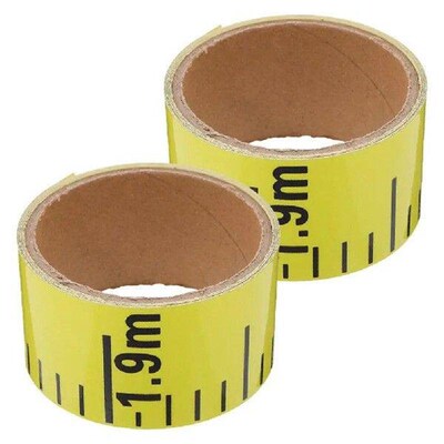 2pcs Water Level Scale High Precision PVC Adhesive Sticker