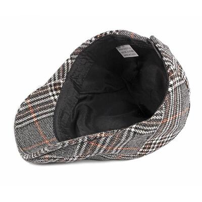 LDSLYJR  Cotton Spring Autumn solid plaid Newsboy Caps Flat