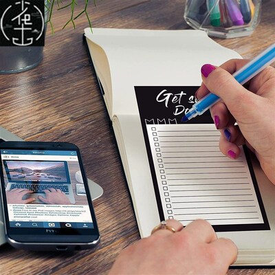 50Pages Magnetic Back Grocery List Planner Notepads Fridge