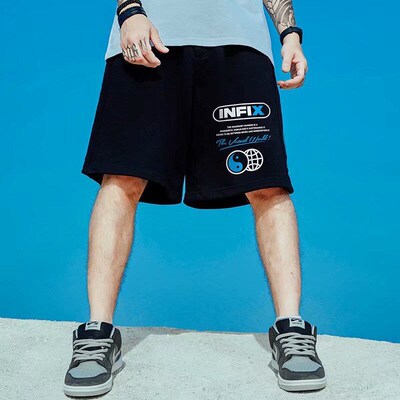 Fatty Five-point Pants Fashionable Bran Hip-hop Plus Large S