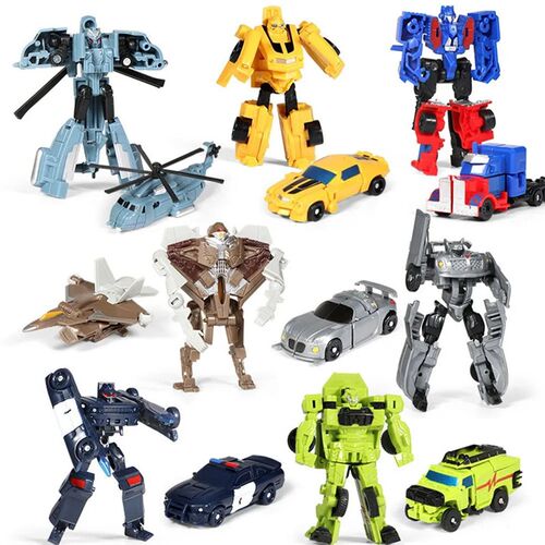 Mini Warrior Deformation Toy Action Figure Robot Car Model C