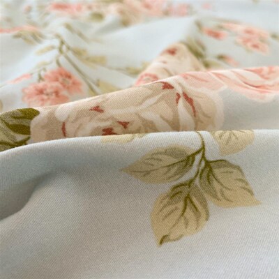 4pc Cotton Bedding Set Duvet Quilt Cover Bed Fitted Sheet 被