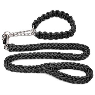 large dog walking traction rope collar pet reflective leash
