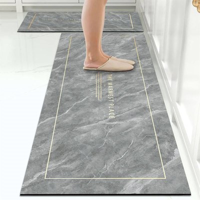 Diatom mud kitchen mat.kitchen rug.Foot pads. carpet absorbe