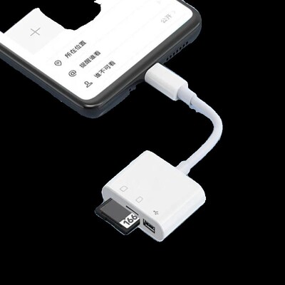 MICRO Type-C Hub to USB SD TF Adapter OTG Memory Card Reader