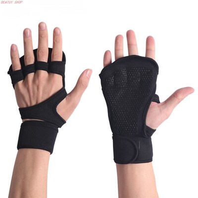 New Training Gloves Fitness Gym Hand Palm Protector Gloves