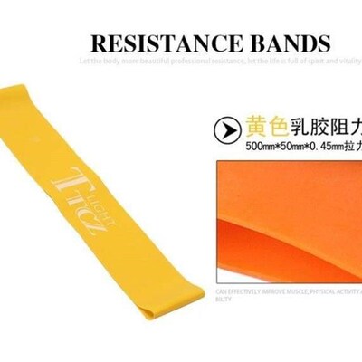 Yoga rubber resistance band fitness equipment exercise bands