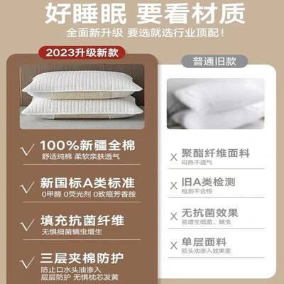 Waterproof Cotton Pillow Core Protection Cover Pillowcase in