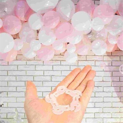 100 Pcs Balloon Arch Clip Party Clear Balloons Stands for