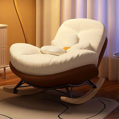Single sofa rocking chair lounge chair soft small sofa