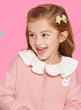 10Pcs/lot Solid Color Ribbon Baby Bows Hair Clips for Baby