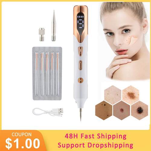 Laser Plasma Pen Black Spot Skin Tag Remover Face Mole Remov