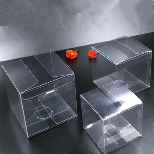 Square Clear PVC Boxes Gift Packaging Box for Candy/Chocolat