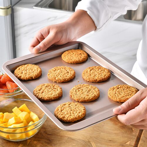 Nonstick Baking Pan for DIY Home Rectangular in 2 Colors Siz