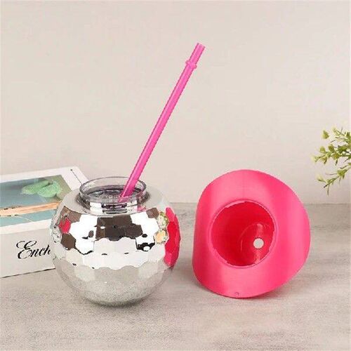 1Pc 600ml Unique Disco Ball Cups Cowboy Disco Ball Cup With