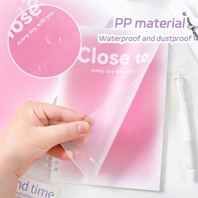 B5/A5 Loose-Leaf Notebook 60 Sheets Binder Lined Book Kawaii