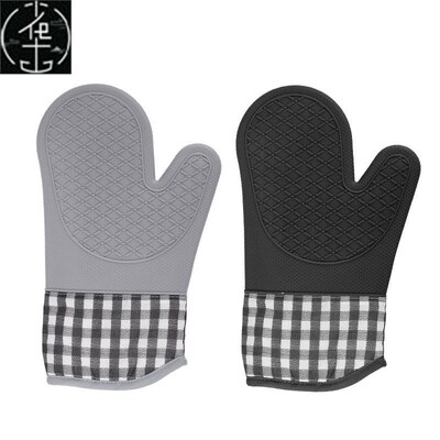 Anti-scalding Baking Oven Gloves Kitchen Mitts 烤箱隔热手套