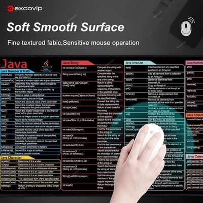 Java Programing Mouse Pad Large Extended Shortcuts Keyboard