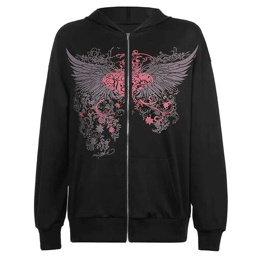 Womens autumn and winter new nd hot drilling fashion zipper
