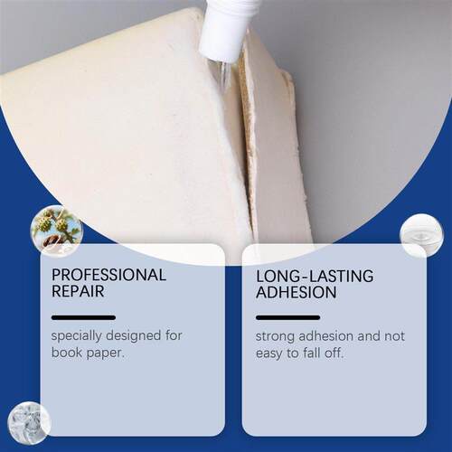 JUE FISH Bookbinding Glue - Neutral and Gentle Formula, Prov