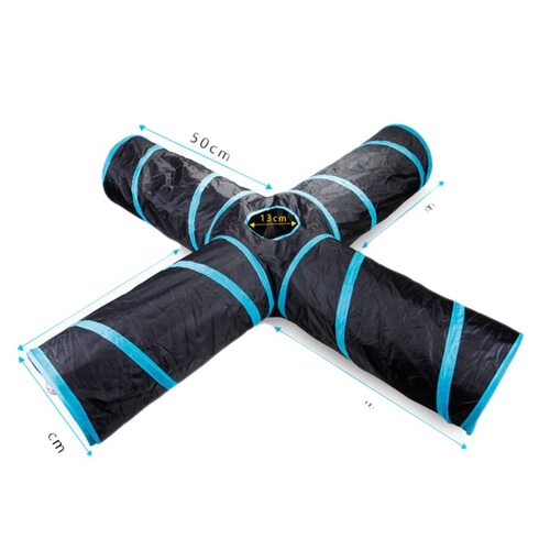 5/4/3Holes Cat Tunnel Tube Funny Kitten Toys Foldable Toys