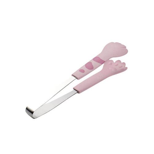 Cute Cartoon Silicone Food Tongs, Kitchen Heat-Resistant Ton