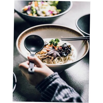 Japanese ceramic bowl commercial large ramen bowl rice bowl