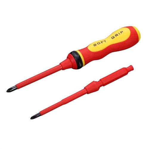 螺丝刀装十字一字多功能起子工业级超硬电工绝缘专用螺丝批改锥