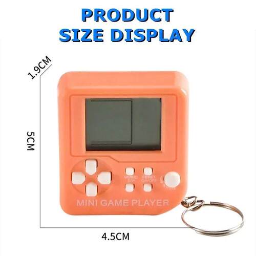 Portable Mini Classic Pocket Keychain Ring Anti Lost Retro N