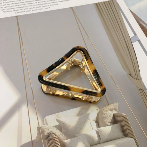 Fashion Acetate Triangle Hair Clips for Women Girls Hair Cla