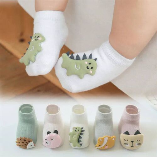 Cute Baby Boy Girl Socks Kids Dinosaur/fox Newborn Cheap Stu
