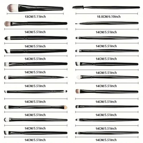 20Pcs Soft Makeup Brushes Set for cosmetics Foundation Blush