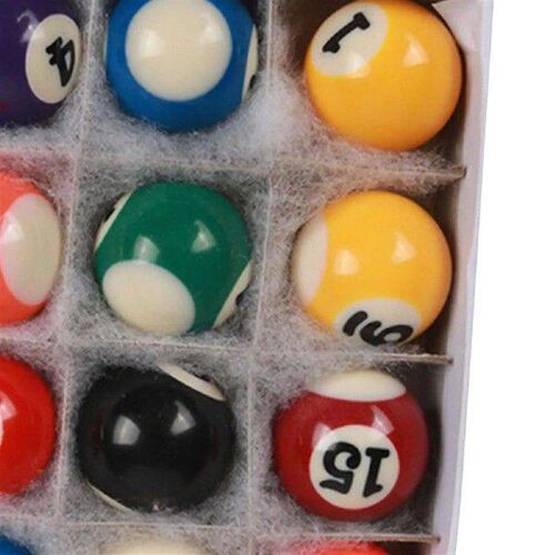16x Mini Billiard Pool Balls, Pool Table Balls, Kids Toy
