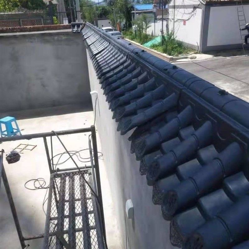 仿古围墙瓦面墙头瓦合成树脂瓦片马头墙墙头瓦帽一体屋檐塑料瓦,基础建材,屋顶装饰瓦,淘宝优惠券,粉丝福利购,淘宝优惠卷