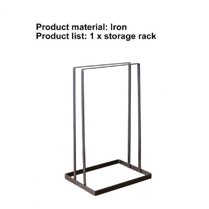 Hanger Organizer Matte Finish Free Standing Iron Large图片