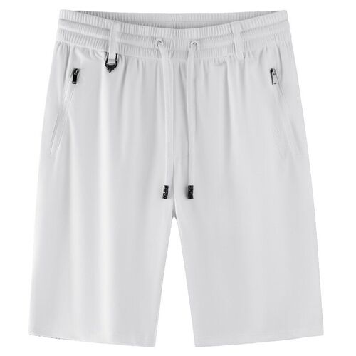 High-en Ice Silk Mens ort Pants Summer Thin Five-point Pant